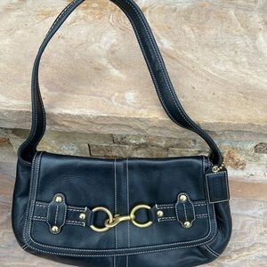 Vintage Leather Coach Bag
